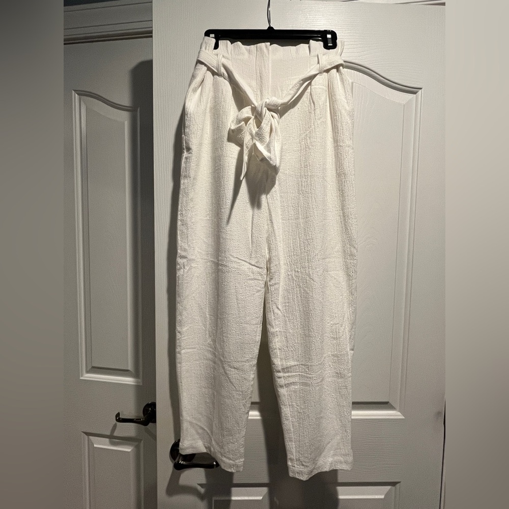 Lost + Wander White Ankle Pants from Anthropologie